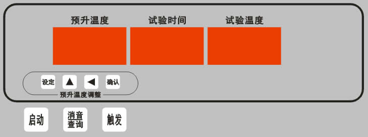 温控器前面板