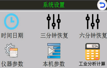 触摸屏马弗炉设定